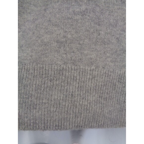 J Crew Gray Chunky Crewneck Sweater Size XL Super Soft Yarn Wool Alpaca - Picture 5 of 8